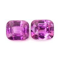 3.49&nbsp;Ct.Tw.Total Carat Weight Purple Sapphire Pair from Ceylon (Sri Lanka) Video