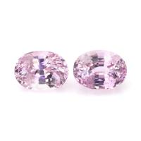 6.03&nbsp;Ct.Tw.Total Carat Weight Purplish Pink Sapphire Pair from Ceylon (Sri Lanka) Video