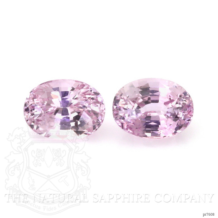 6.03 Ct.Tw. Purplish Pink Sapphire Pair from Ceylon (Sri Lanka)