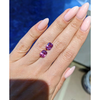 4.39&nbsp;Ct.Tw.Total Carat Weight Pink Sapphire Pair from Ceylon (Sri Lanka) Life Style