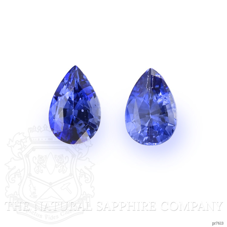 2.11 Ct.Tw. Blue Sapphire Pair from Ceylon (Sri Lanka)
