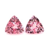 7.46 Ct.Tw.Total Carat Weight Morganite Pair from Brazil Video