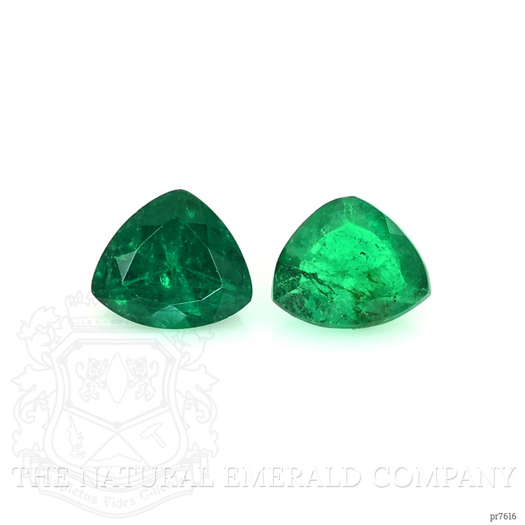 0.78 Ct.Tw. Emerald Pair from Colombia