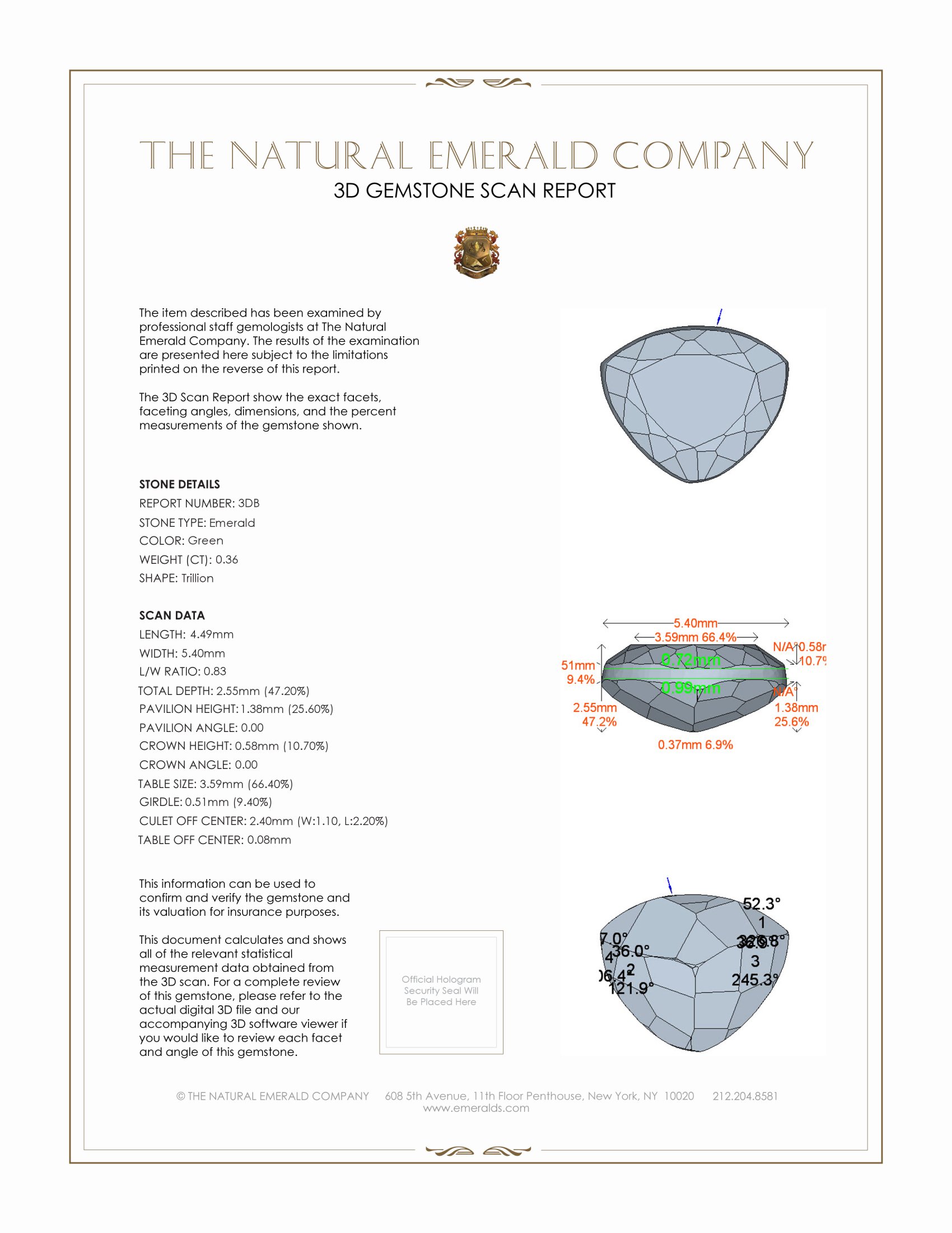 0.78 Ct.Tw. Emerald Pair from Colombia