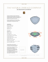 0.78&nbsp;Ct.Tw.Total Carat Weight Emerald Pair from Colombia 3 D Scan Report
