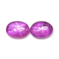 1.33&nbsp;Ct.Tw.Total Carat Weight Pink Star Sapphire Pair from Ceylon (Sri Lanka) Video