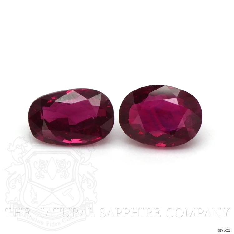 3.46 Ct.Tw. Ruby Pair from Mozambique