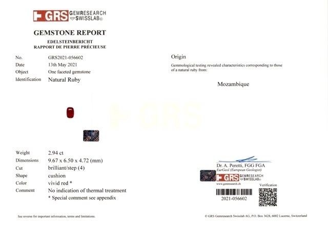 5.31 Ct.Tw. Ruby Pair from Mozambique
