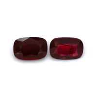 5.31 Ct.Tw.Total Carat Weight Ruby Pair from Mozambique Video