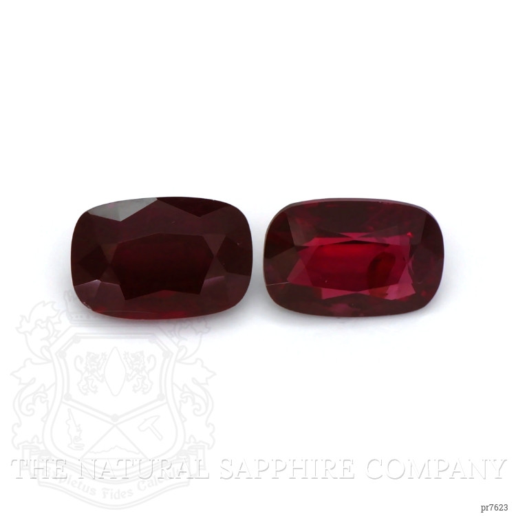 5.31 Ct.Tw. Ruby Pair from Mozambique