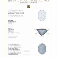 2.66&nbsp;Ct.Tw.Total Carat Weight Peridot Pair from Ceylon (Sri Lanka) 3 D Scan Report