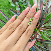 2.53&nbsp;Ct.Tw.Total Carat Weight Peridot Pair from Ceylon (Sri Lanka) Life Style