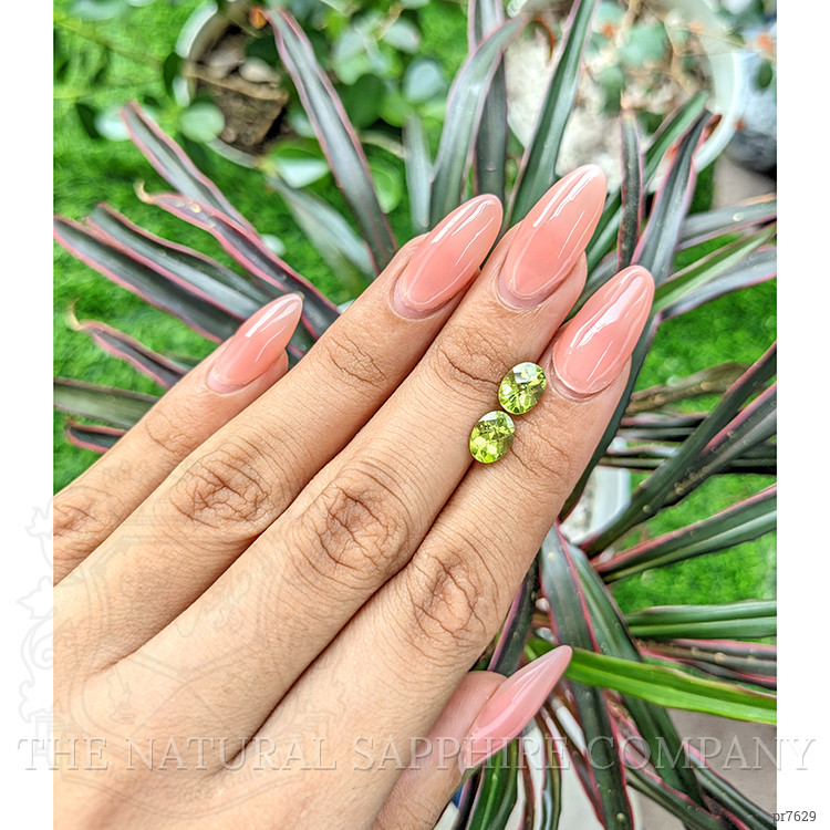 2.75 Ct.Tw. Peridot Pair from Ceylon (Sri Lanka)