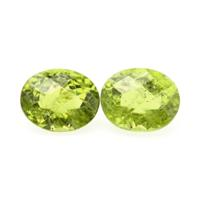 8.81&nbsp;Ct.Tw.Total Carat Weight Peridot Pair from Ceylon (Sri Lanka) Video