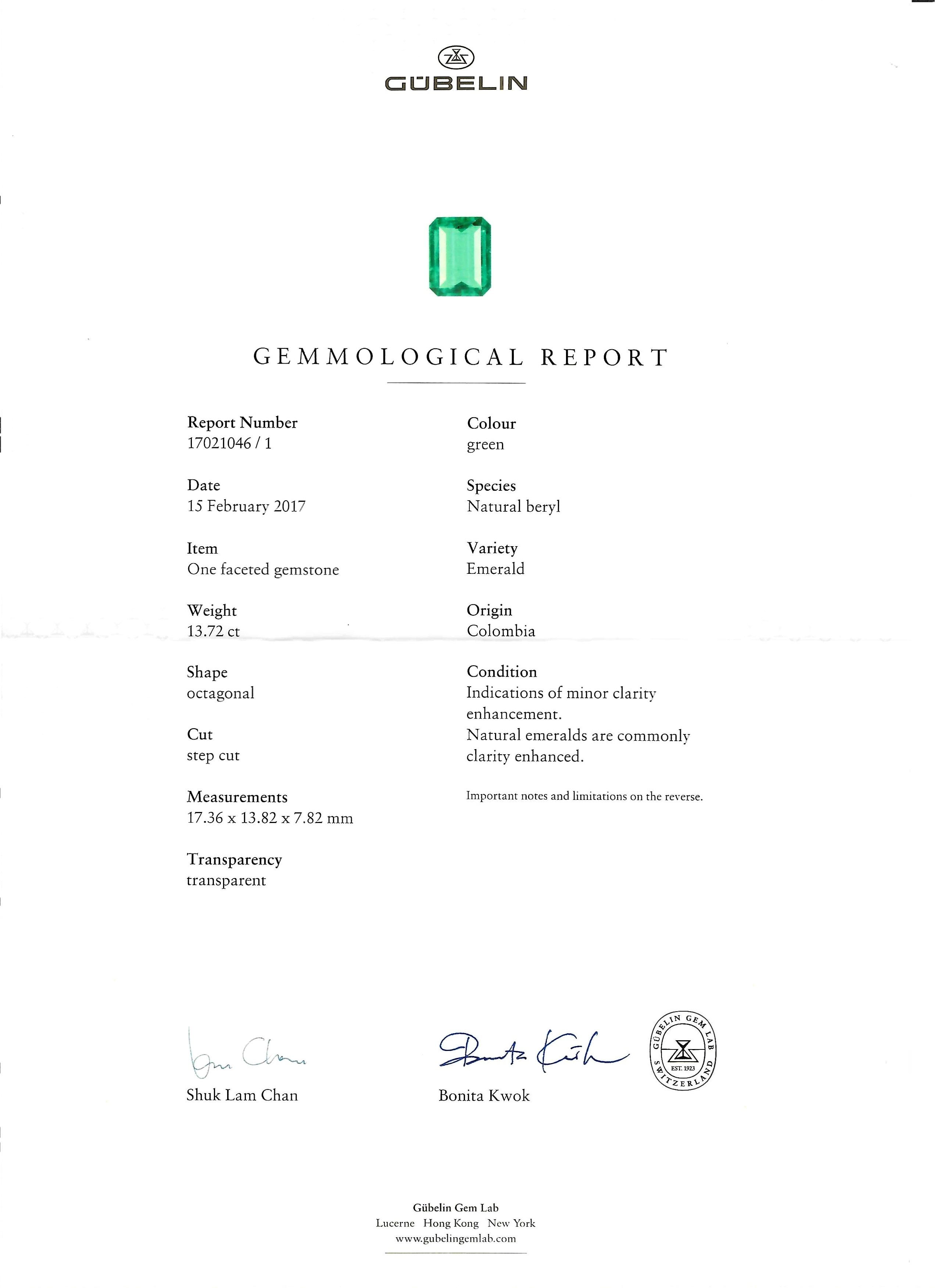 26.98 Ct.Tw. Emerald Pair from Colombia