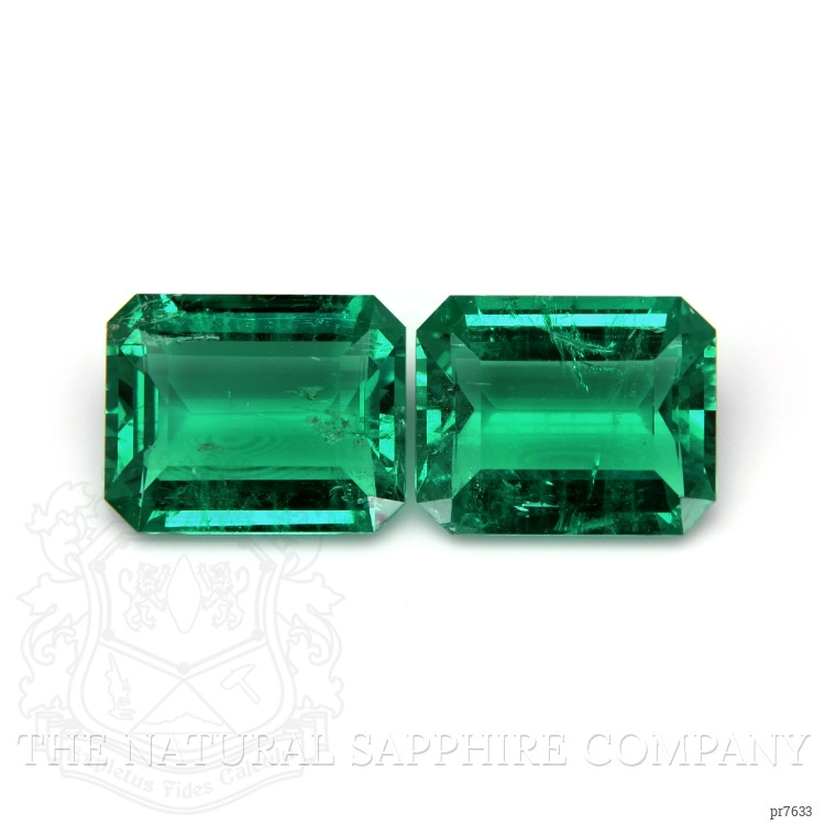 26.98 Ct.Tw. Emerald Pair from Colombia