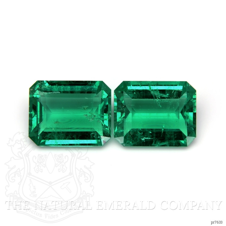 26.98 Ct.Tw. Emerald Pair from Colombia