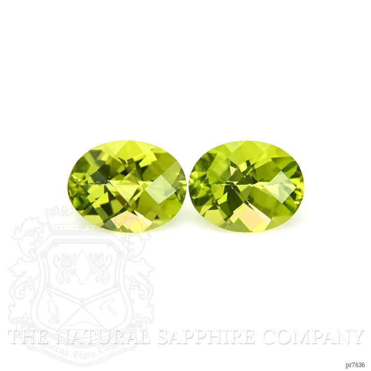 3.92 Ct.Tw. Peridot Pair from Ceylon (Sri Lanka)
