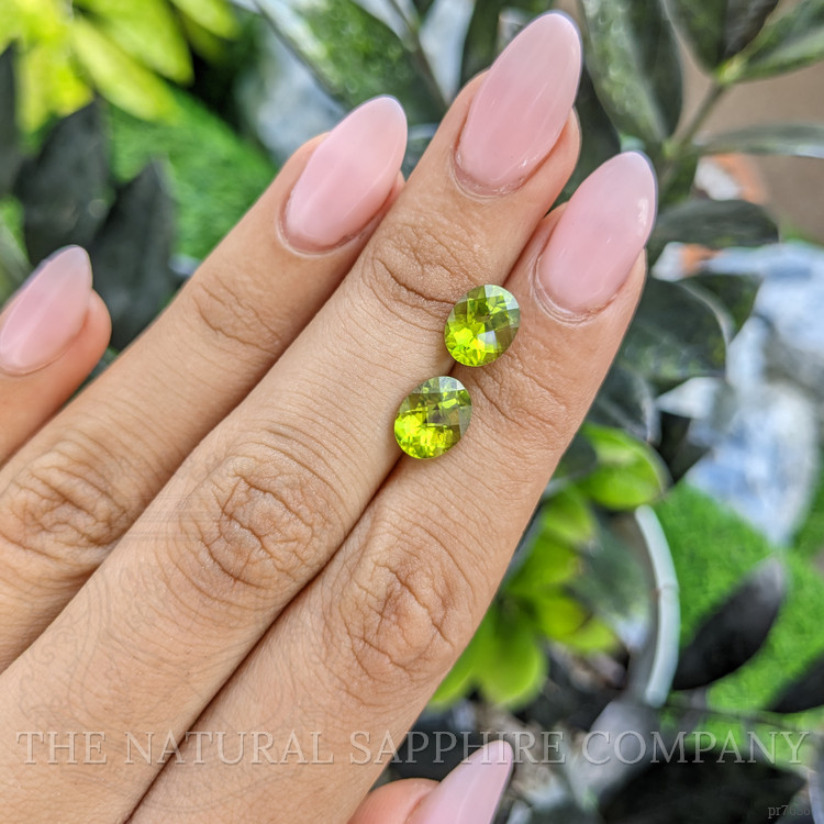 3.92 Ct.Tw. Peridot Pair from Ceylon (Sri Lanka)
