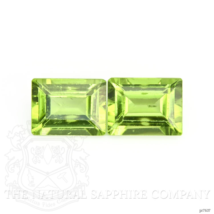 4.67 Ct.Tw. Peridot Pair from Ceylon (Sri Lanka)