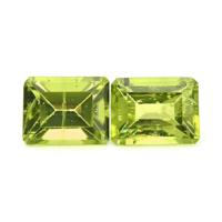4.89&nbsp;Ct.Tw.Total Carat Weight Peridot Pair from Ceylon (Sri Lanka) Video