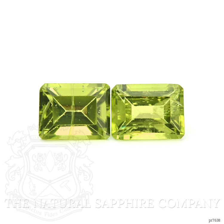 4.89 Ct.Tw. Peridot Pair from Ceylon (Sri Lanka)