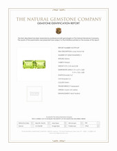 4.31 Ct.Tw.Total Carat Weight Green Peridot Pair from Ceylon (Sri Lanka) Scan Report