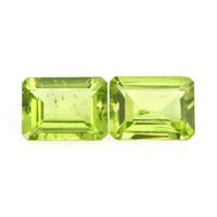 4.31&nbsp;Ct.Tw.Total Carat Weight Peridot Pair from Ceylon (Sri Lanka) Video