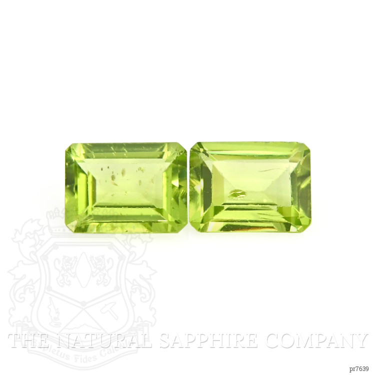4.31 Ct.Tw. Peridot Pair from Ceylon (Sri Lanka)