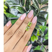 4.31&nbsp;Ct.Tw.Total Carat Weight Peridot Pair from Ceylon (Sri Lanka) Life Style