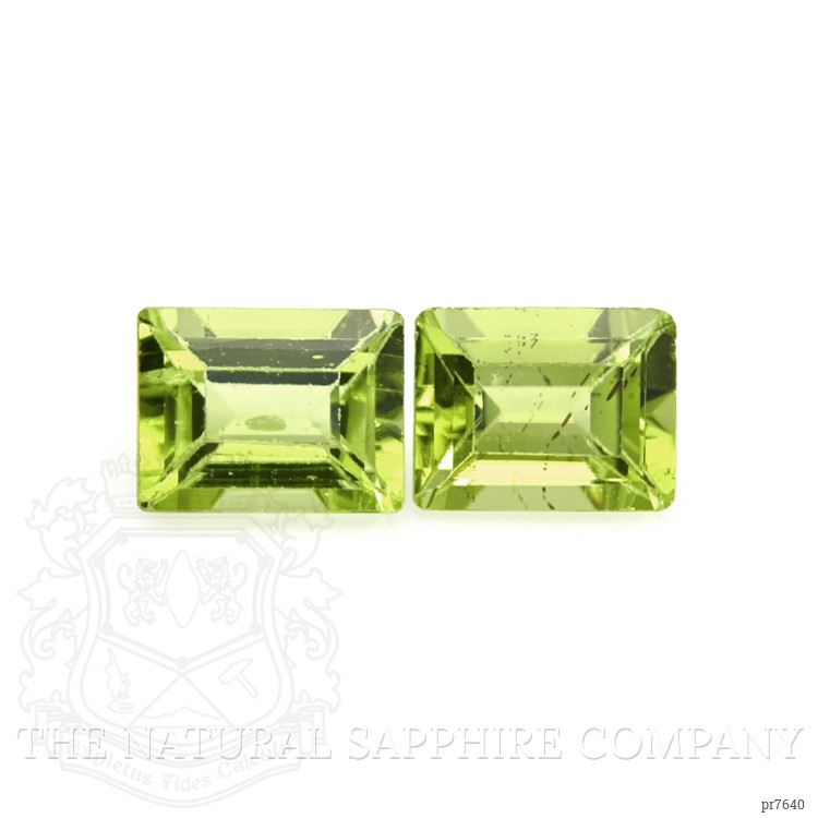 4.96 Ct.Tw. Peridot Pair from Ceylon (Sri Lanka)