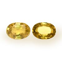 1.67&nbsp;Ct.Tw.Total Carat Weight Yellowish Brown Sapphire Pair from Ceylon (Sri Lanka) Video