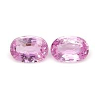 1.70&nbsp;Ct.Tw.Total Carat Weight Pink Sapphire Pair from Ceylon (Sri Lanka) Video