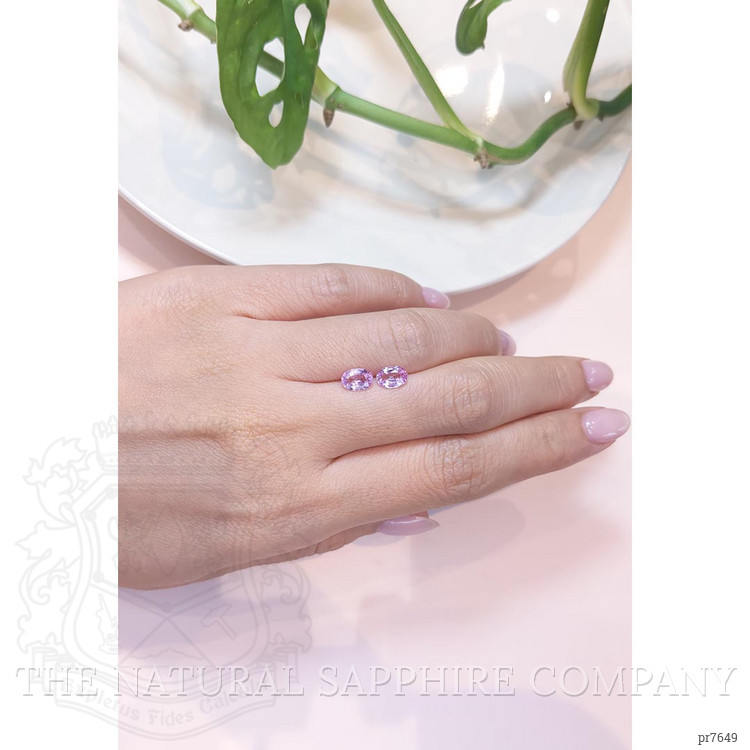 1.70 Ct.Tw. Pink Sapphire Pair from Ceylon (Sri Lanka)