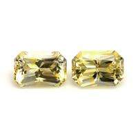 1.52&nbsp;Ct.Tw.Total Carat Weight Yellow Sapphire Pair from Ceylon (Sri Lanka) Video