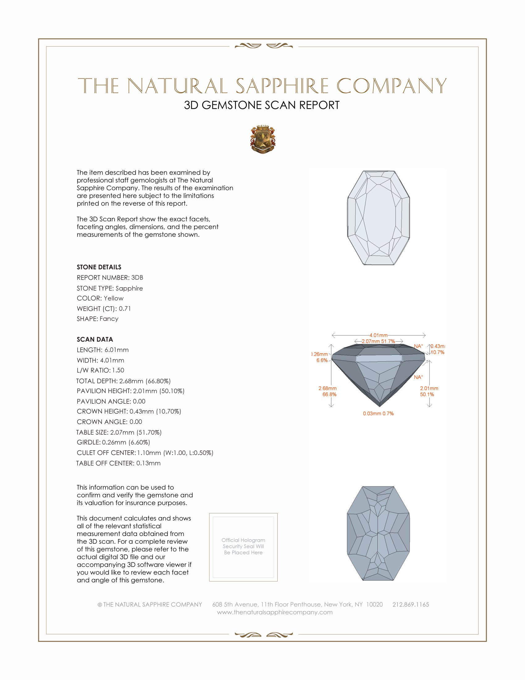 1.27 Ct.Tw. Yellow Sapphire Pair from Ceylon (Sri Lanka)