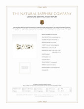 1.47 Ct.Tw.Total Carat Weight Yellow Sapphire Pair from Ceylon (Sri Lanka) Scan Report