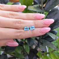 4.21&nbsp;Ct.Tw.Total Carat Weight Topaz Pair from Ceylon (Sri Lanka) Life Style