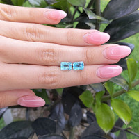 4.12&nbsp;Ct.Tw.Total Carat Weight Topaz Pair from Ceylon (Sri Lanka) Life Style