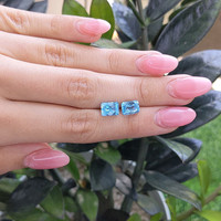 3.83&nbsp;Ct.Tw.Total Carat Weight Topaz Pair from Ceylon (Sri Lanka) Life Style