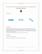2.73 Ct.Tw.Total Carat Weight Topaz Pair from Ceylon (Sri Lanka) Appraisal