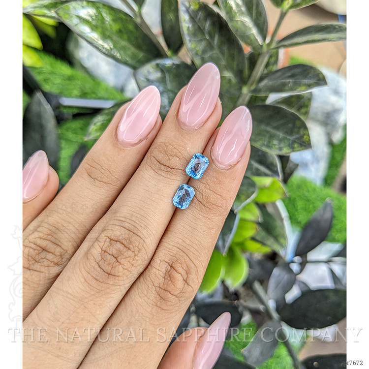 2.58 Ct.Tw. Topaz Pair from Ceylon (Sri Lanka)