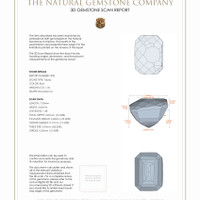 2.66&nbsp;Ct.Tw.Total Carat Weight Topaz Pair from Ceylon (Sri Lanka) 3 D Scan Report