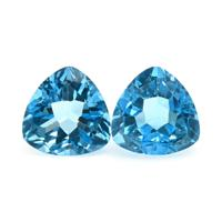 11.70&nbsp;Ct.Tw.Total Carat Weight Topaz Pair from Ceylon (Sri Lanka) Video