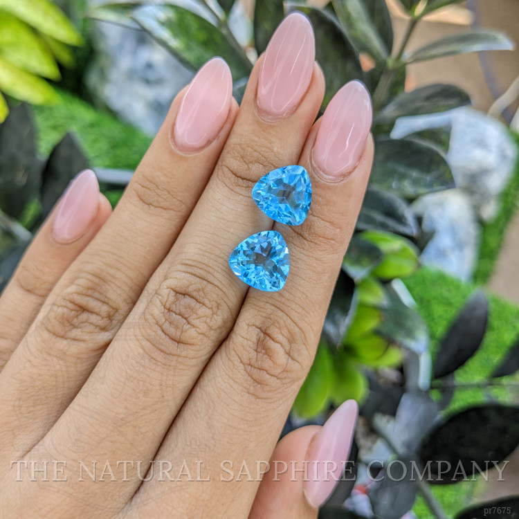 11.70 Ct.Tw. Topaz Pair from Ceylon (Sri Lanka)