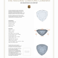 11.70&nbsp;Ct.Tw.Total Carat Weight Topaz Pair from Ceylon (Sri Lanka) 3 D Scan Report