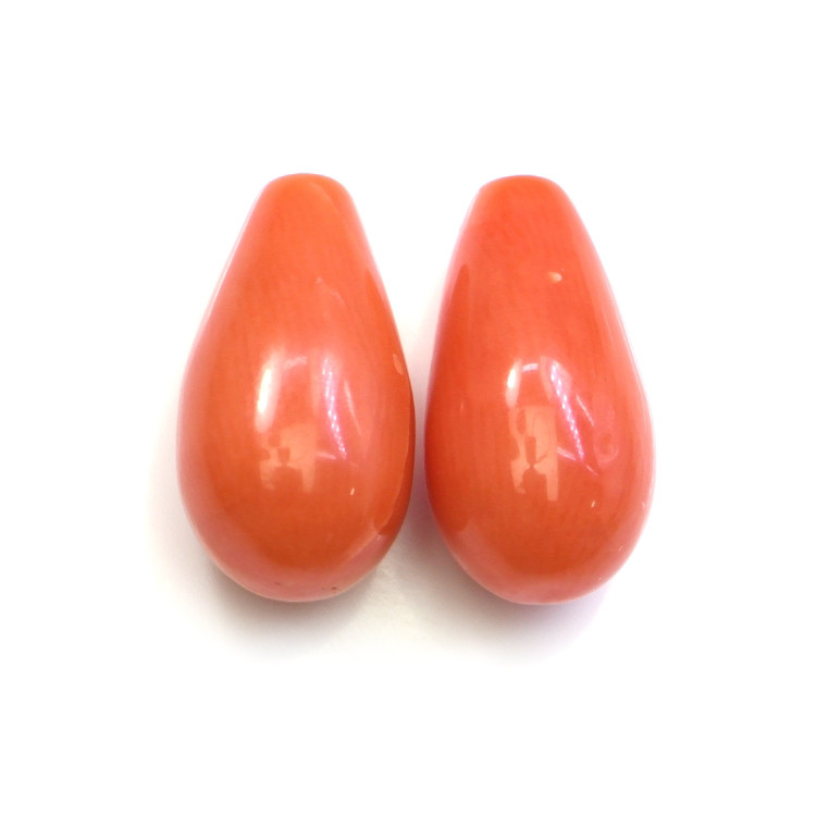 7.08 Ct.Tw. Coral Pair from Australia