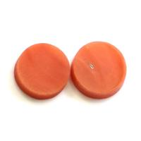 1.31&nbsp;Ct.Tw.Total Carat Weight Cabochon Coral Pair from Malaysia Video