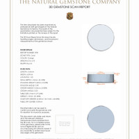 1.31 Ct.Tw.Total Carat Weight Cabochon Coral Pair from Malaysia 3 D Scan Report