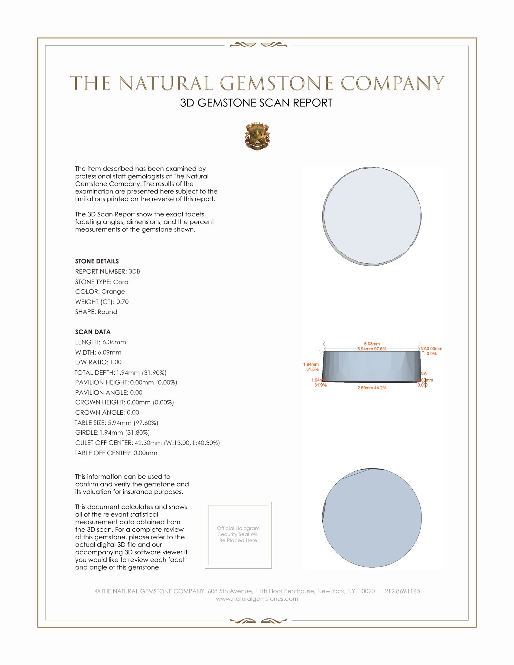 1.31 Ct.Tw. Cabochon Coral Pair from Malaysia